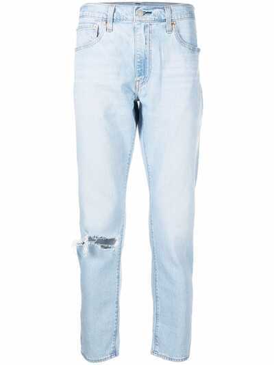 Levi's прямые джинсы с эффектом потертости
