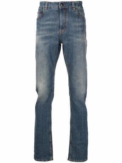 ETRO прямые джинсы средней посадки