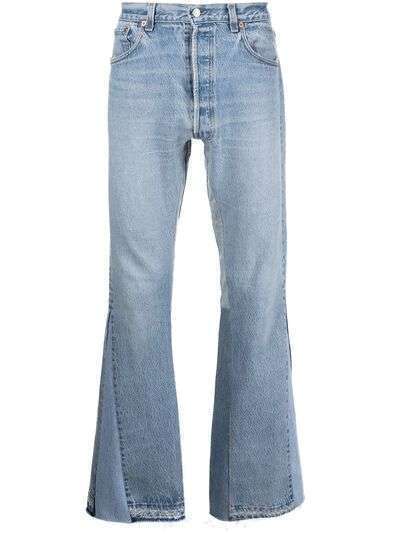 GALLERY DEPT. прямые джинсы с эффектом потертости