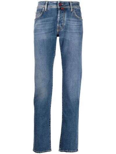 Jacob Cohen узкие джинсы с заниженной талией