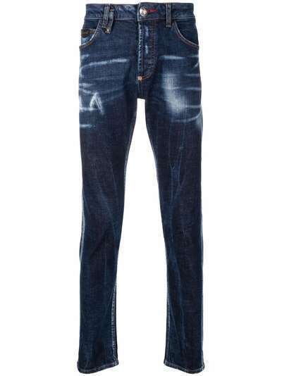 Philipp Plein узкие джинсы средней посадки