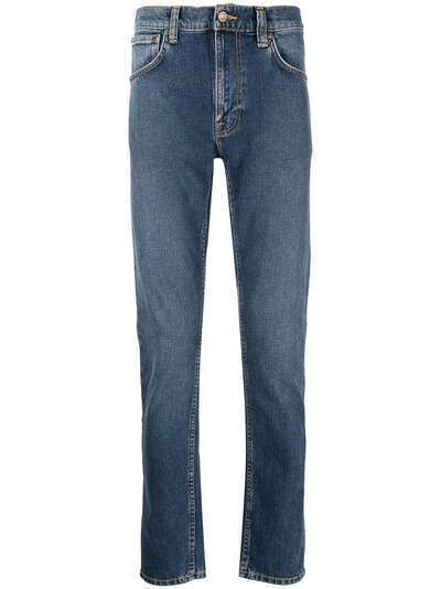 Nudie Jeans mid-rise slim-cut jeans