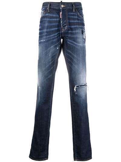 Dsquared2 джинсы с прорезями
