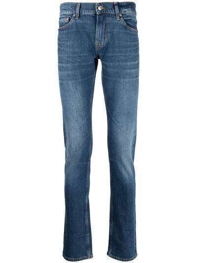 7 For All Mankind узкие джинсы с заниженной талией