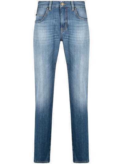 Z Zegna узкие джинсы с эффектом потертости
