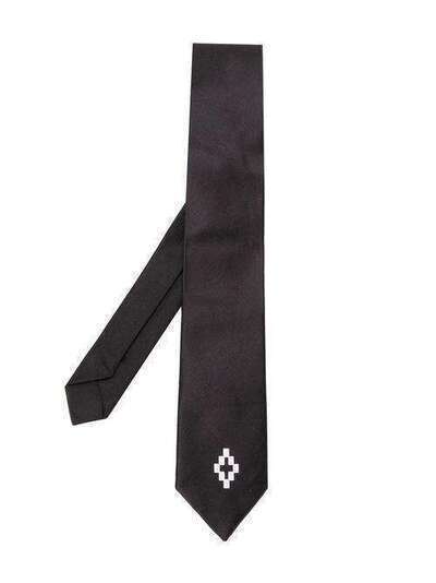 Marcelo Burlon County Of Milan Kids двухцветный галстук с геометричным принтом BMB90201335