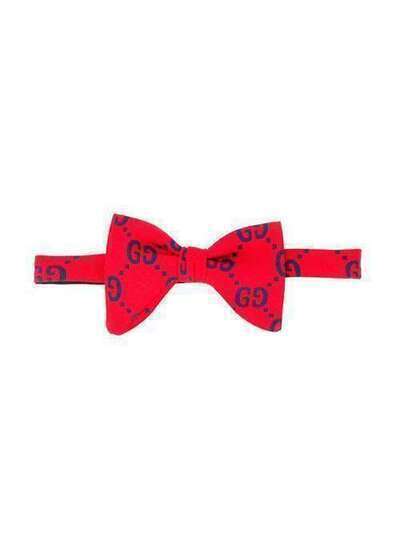 Gucci Kids галстук-бабочка с вышивкой 5322654K515