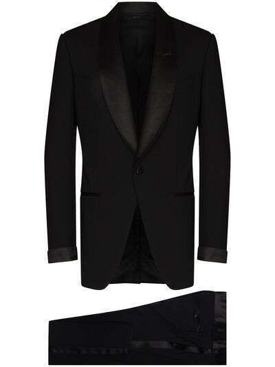 TOM FORD TF BISTRETCH TUX 2PC DINNER SUIT BLK