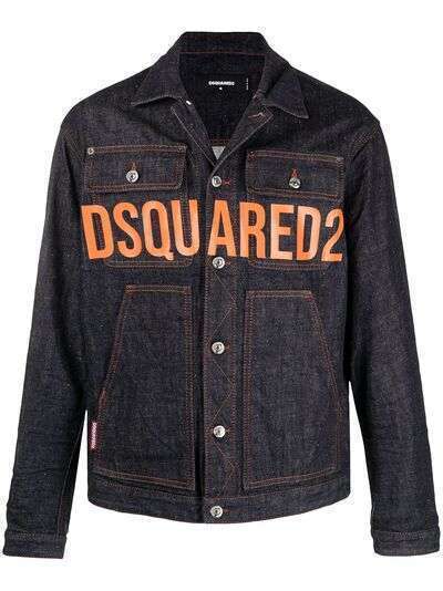 Dsquared2 джинсовая куртка с логотипом