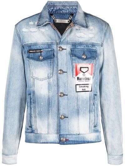 Philipp Plein джинсовая куртка Marvelous