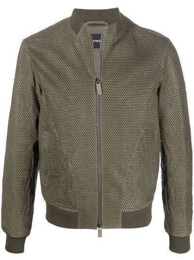 Emporio Armani куртка с геометричным узором