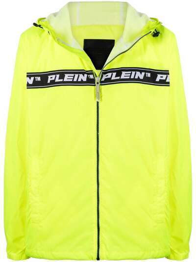Philipp Plein легкая куртка с капюшоном и логотипом