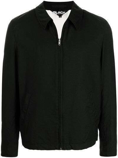 Black Comme Des Garçons куртка-рубашка с принтом 13579