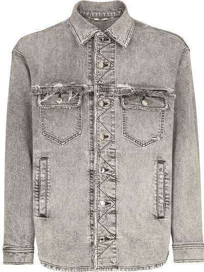 Dolce & Gabbana джинсовая куртка-рубашка с эффектом потертости