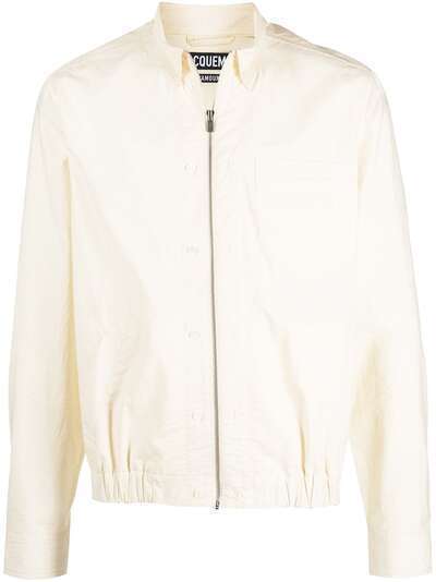 Jacquemus куртка-рубашка Le Blouson с логотипом