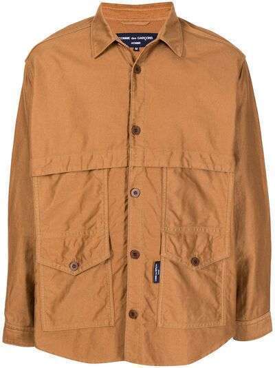 Comme Des Garçons Homme куртка-рубашка с накладными карманами