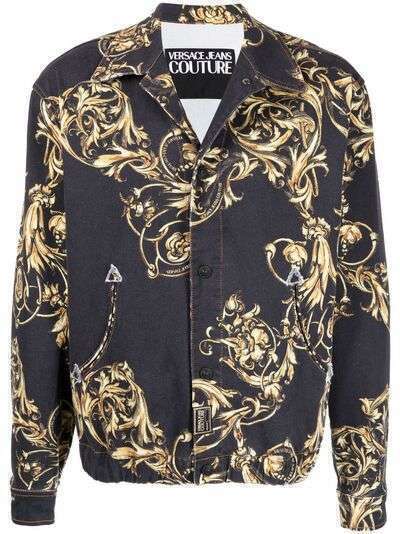 Versace Jeans Couture куртка-рубашка с узором Baroque
