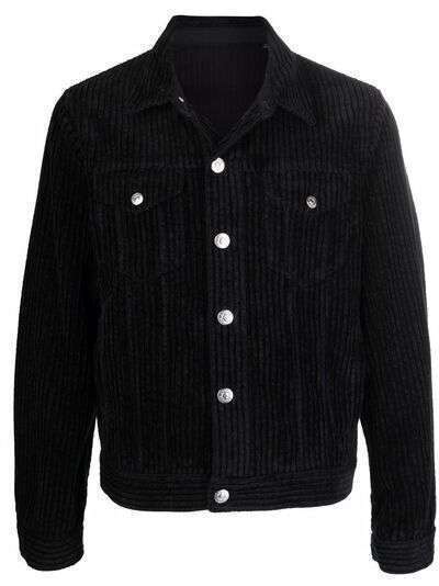 Armani Exchange вельветовая куртка-рубашка