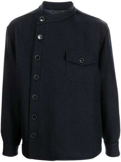 Giorgio Armani шерстяная куртка асимметричного кроя