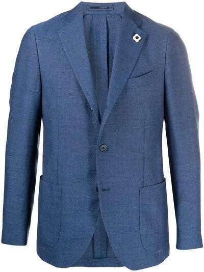 Lardini фактурный однобортный пиджак