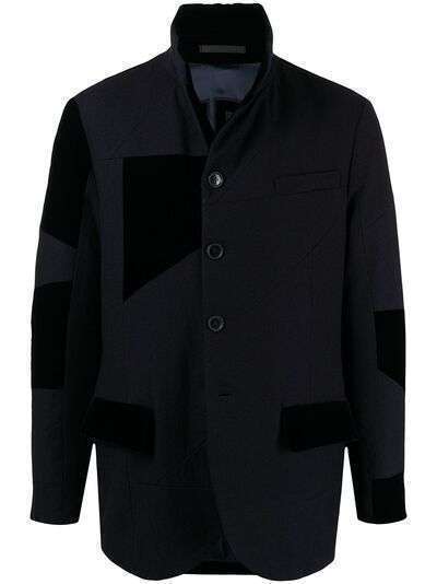 Giorgio Armani шерстяной пиджак в стиле колор-блок
