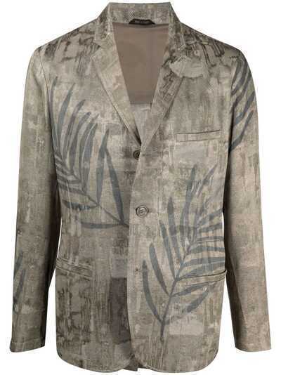 Giorgio Armani пиджак с принтом