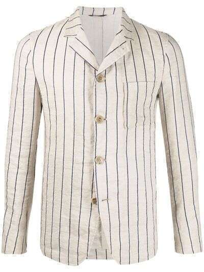 Giorgio Armani куртка-рубашка в полоску