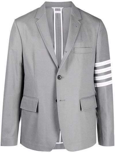 Thom Browne пиджак с полосками 4-Bar и заостренными лацканами