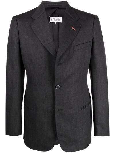Maison Margiela однобортный пиджак с контрастной строчкой