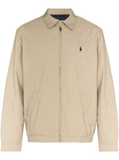 Polo Ralph Lauren куртка на молнии с вышитым логотипом