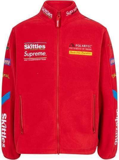 Supreme куртка из коллаборации с Skittles x Polartec
