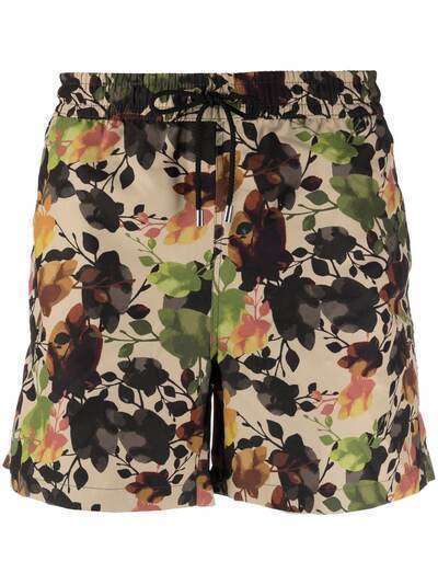 Antonella Rizza Florida foliage-print swimming shorts