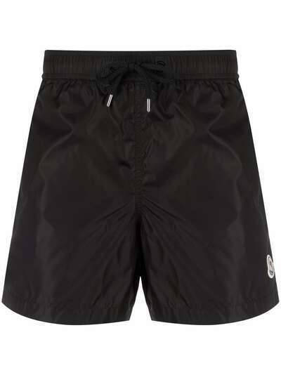 Moncler logo-patch swim shorts