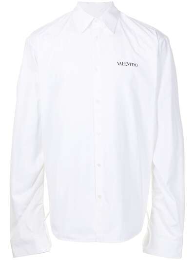 Valentino рубашка оверсайз с логотипом