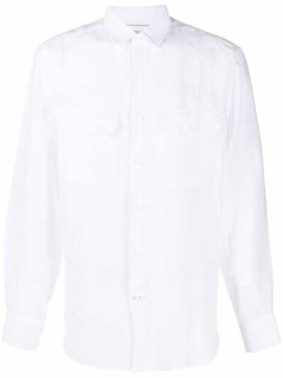 Brunello Cucinelli рубашка с накладными карманами