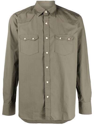 Lardini long-sleeve cotton shirt