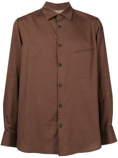 Ziggy Chen long-sleeve button-fastening shirt