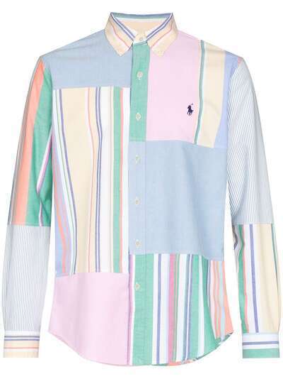 Polo Ralph Lauren рубашка в технике пэчворк