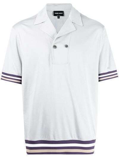 Giorgio Armani двубортная рубашка поло