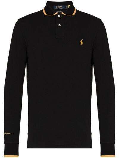 Polo Ralph Lauren рубашка поло с длинными рукавами и вышитым логотипом