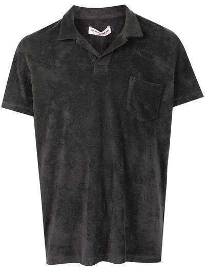 Orlebar Brown фланелевая рубашка поло с короткими рукавами