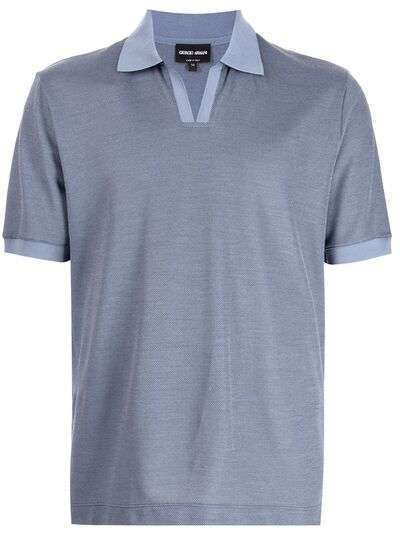 Giorgio Armani рубашка поло с короткими рукавами