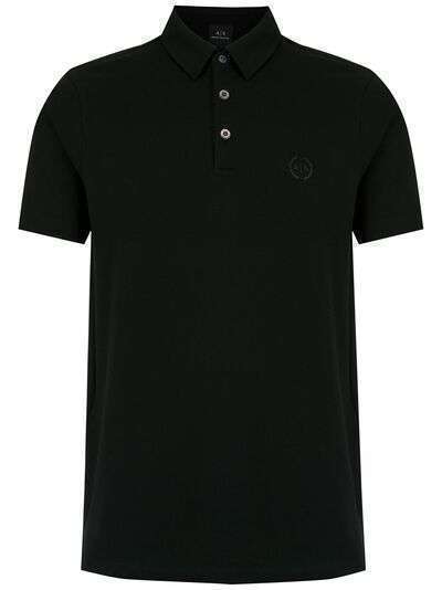 Armani Exchange chest-logo slim-fit polo shirt