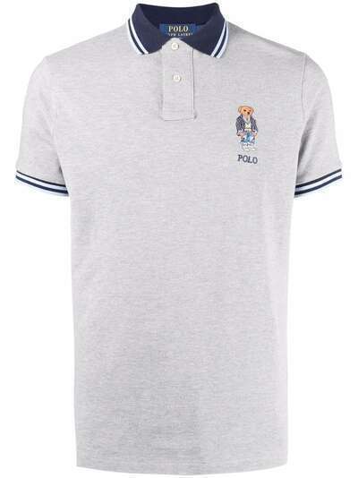Polo Ralph Lauren рубашка поло с вышитым логотипом Polo Bear