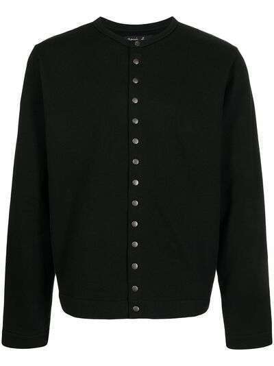 agnès b. press-stud cotton cardigan