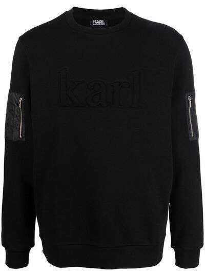 Karl Lagerfeld джемпер с карманом на рукаве