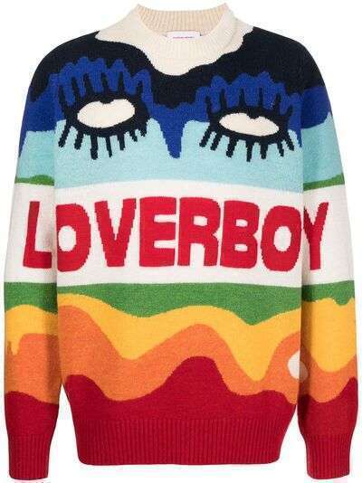 Charles Jeffrey Loverboy джемпер с логотипом и длинными рукавами