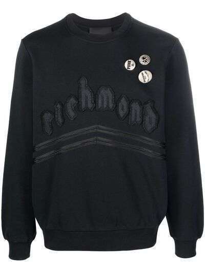 John Richmond embroidered-logo sweatshirt
