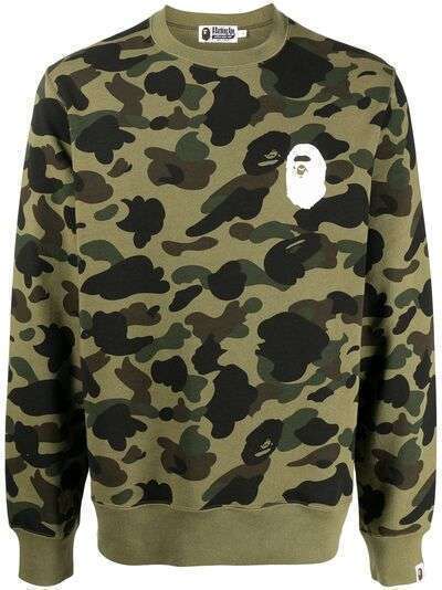 A BATHING APE® толстовка 1st Camo Ape Head