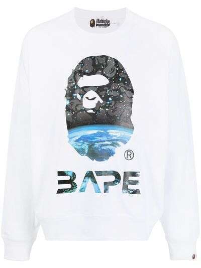 A BATHING APE® толстовка с логотипом